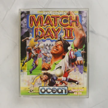 Match Day II ZX Spectrum játék előlapi borítója műanyag tokban