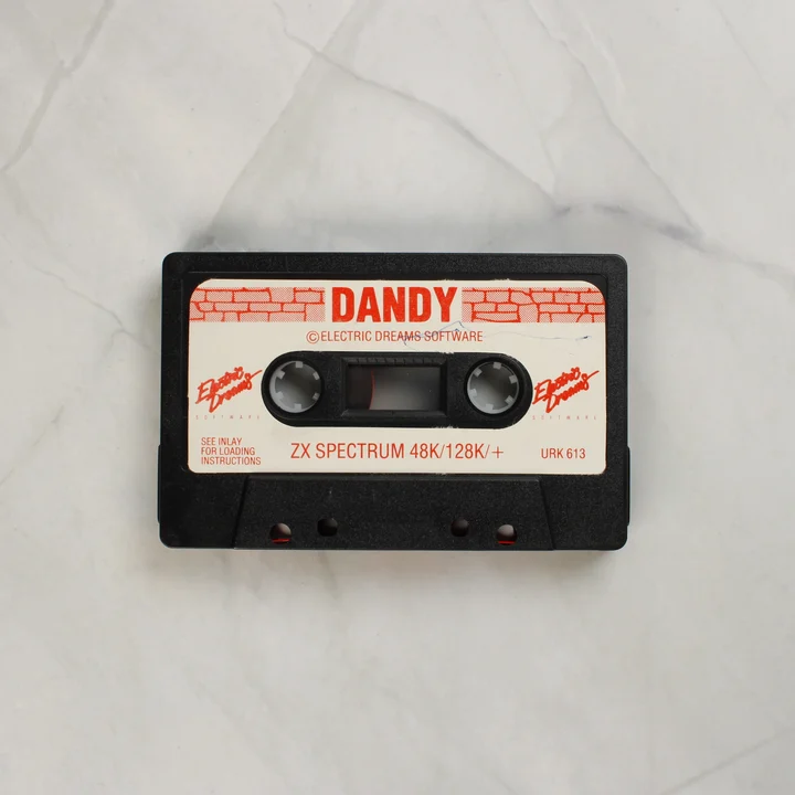 Dandy videójáték ZX Spectrum adathordozó kazetta