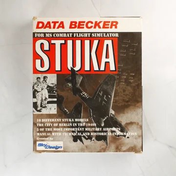 A Data Becker Stuka kiegészítő szoftver dobozának előlapja