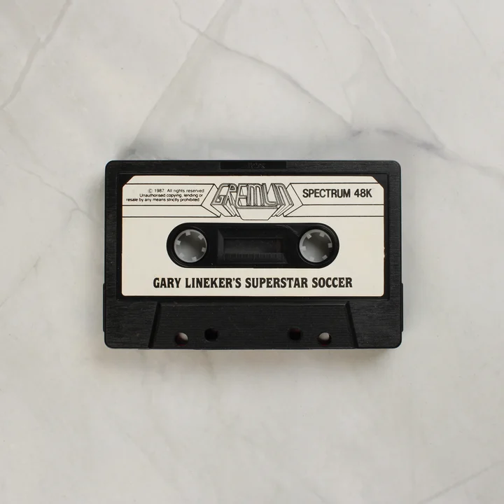 Gary Lineker's Superstar Soccer ZX Spectrum magnetofonkazetta