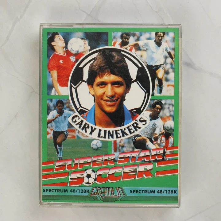 Gary Lineker's Superstar Soccer ZX Spectrum játék borítója