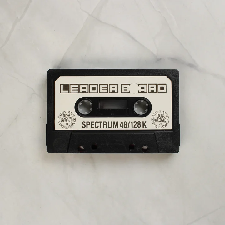 Leader Board ZX Spectrum fekete kazetta