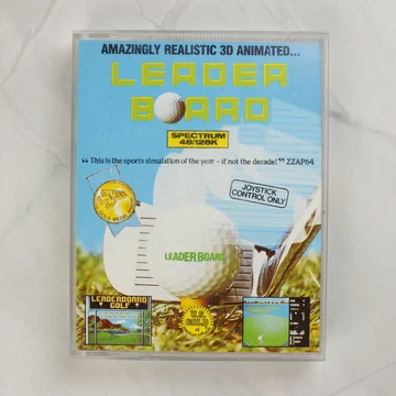 Leader Board ZX Spectrum videójáték tokjának előlapja