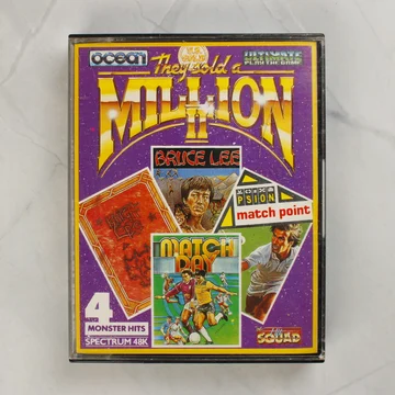 They Sold a Million II ZX Spectrum játékgyűjtemény elölnézete a tokban.