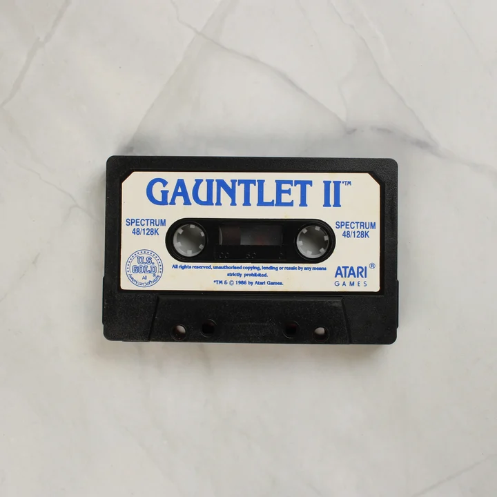Gauntlet II videójáték kazetta fekete színben