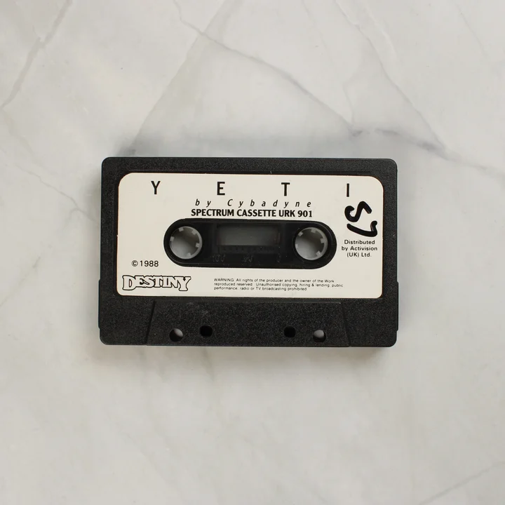 Yeti magnókazetta ZX Spectrumhoz