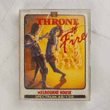 Throne of Fire ZX Spectrum játék kazetta tokban elölnézetből