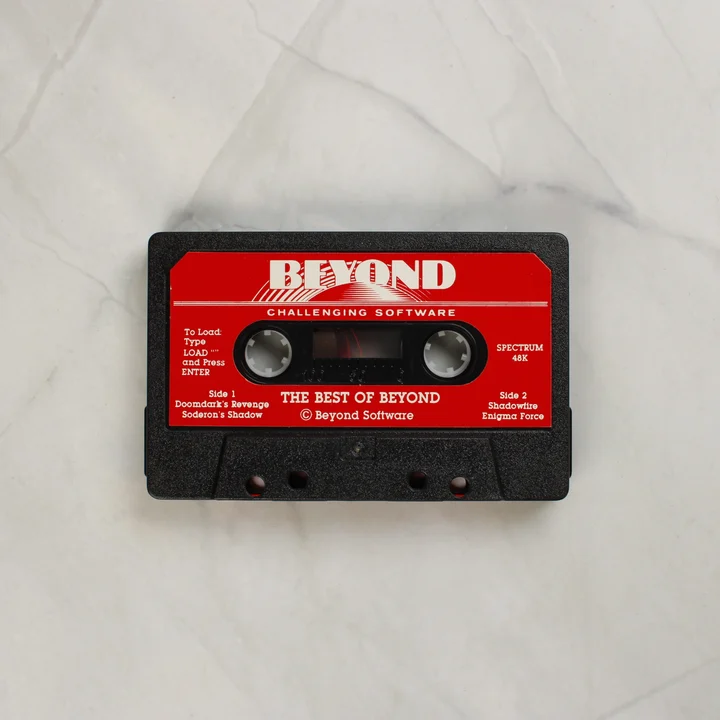 The Best of Beyond fekete magnókazetta piros címkével