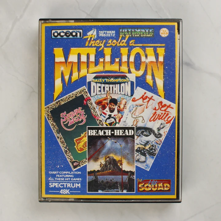 They Sold a Million ZX Spectrum játék válogatás tokja elölről