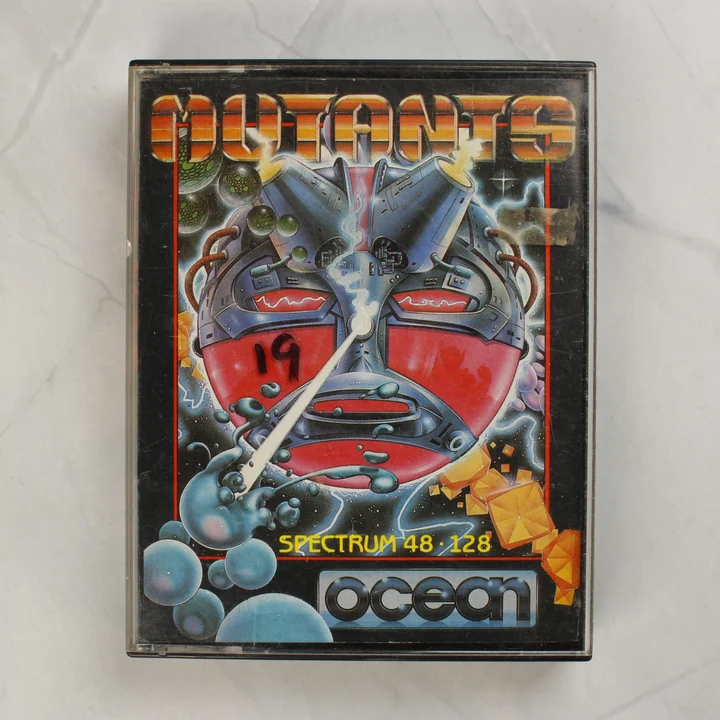 Mutants ZX Spectrum videójáték tokja elölről
