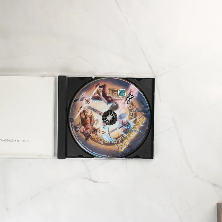 Sacred játéklemez Sacred videójáték DVD lemeze a tokban