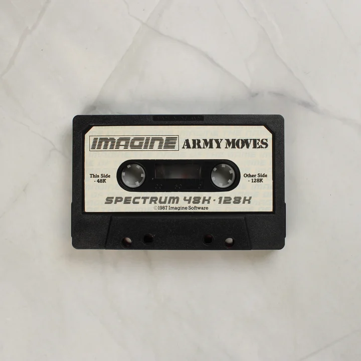 Army Moves ZX Spectrum kazetta Army Moves ZX Spectrum fekete kazetta