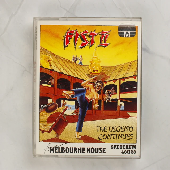 Fist II videójáték előlapi borítója műanyag tokban