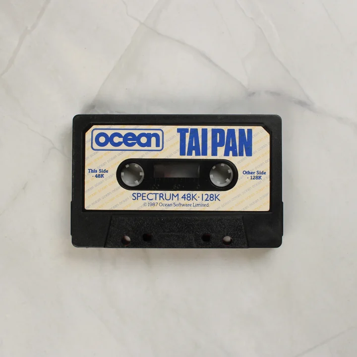 Tai-Pan ZX Spectrum fekete mágnesszalagos kazetta
