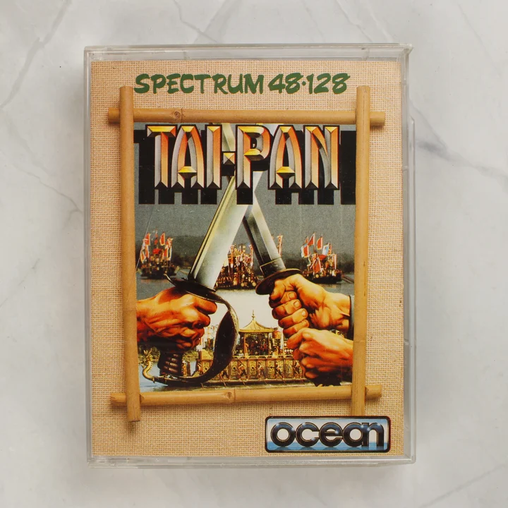 Tai-Pan ZX Spectrum játék előlapi borítója műanyag tokban