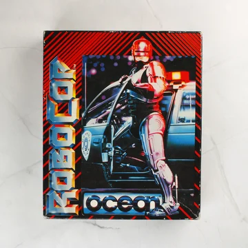 A RoboCop videójáték dobozának előlapja