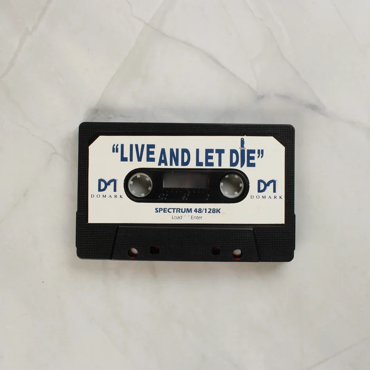 James Bond 007 Live and Let Die ZX Spectrum kazetta