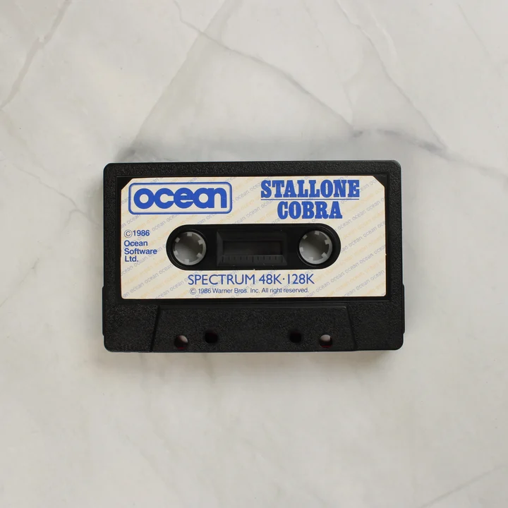 Cobra videójáték kazetta ZX Spectrum 48K-128K felirattal