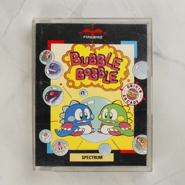 Bubble Bobble ZX Spectrum játék előlapja tokban