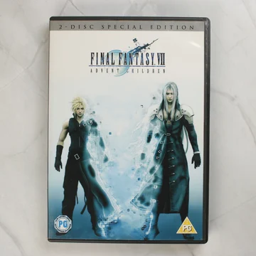 Final Fantasy VII Advent Children DVD tok előlapja