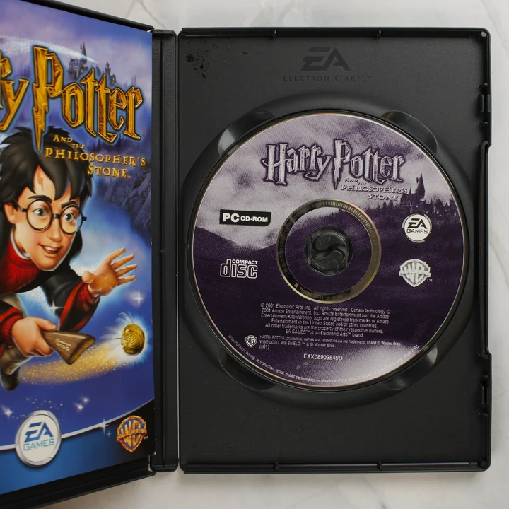 Harry Potter and the Philosopher's Stone PC CD lemez a tokban