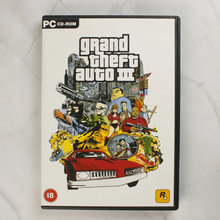 Grand Theft Auto III PC játék tokjának előlapja
