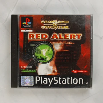 Command & Conquer: Red Alert PlayStation játék előlapja