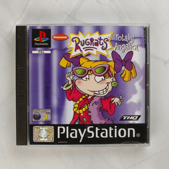 Rugrats: Totally Angelica PlayStation játék elülső borítója