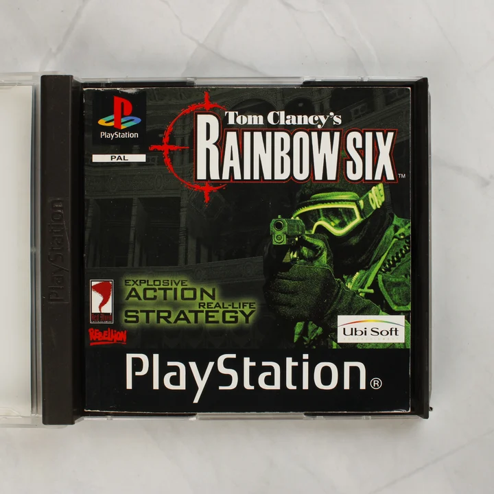 Tom Clancy's Rainbow Six PlayStation kézikönyv előlapja