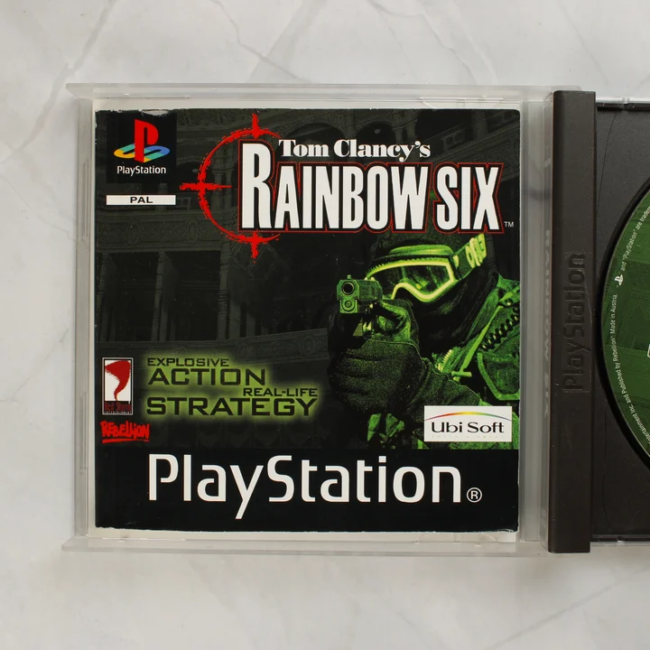 Tom Clancy's Rainbow Six PlayStation kézikönyv közelről