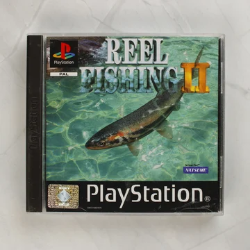 Reel Fishing II PlayStation játék tokja elölről
