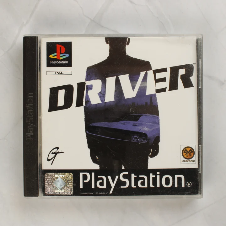 Driver PlayStation játék tokja elölről