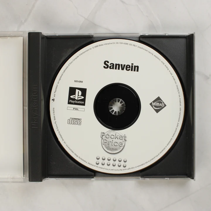 Sanvein PlayStation játéklemez a tokban