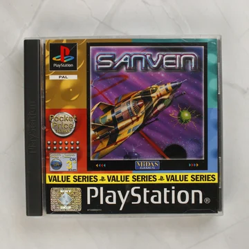 Sanvein PlayStation játék elölnézete a tokban