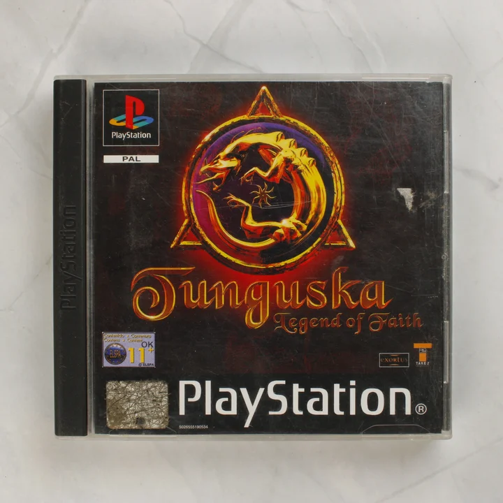Tunguska: Legend of Faith PlayStation játék tokja elölről