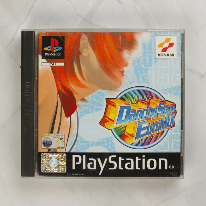 Dancing Stage EuroMIX PlayStation játék elölnézete a tokban