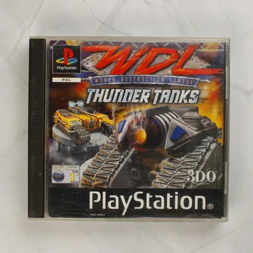WDL: Thunder Tanks PlayStation játék tokja elölről