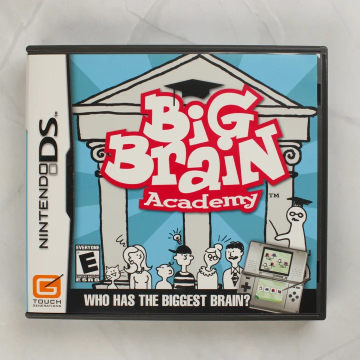 Big Brain Academy Nintendo DS játék elölnézete a tokban