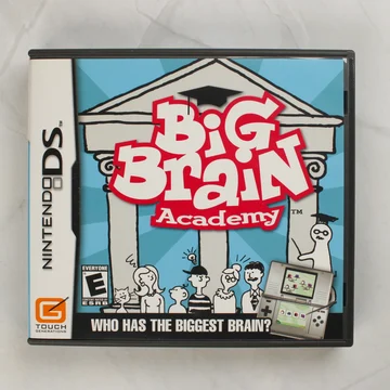 Big Brain Academy Nintendo DS játék elölnézete a tokban