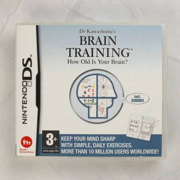 Dr Kawashima's Brain Training Nintendo DS játék előlapja