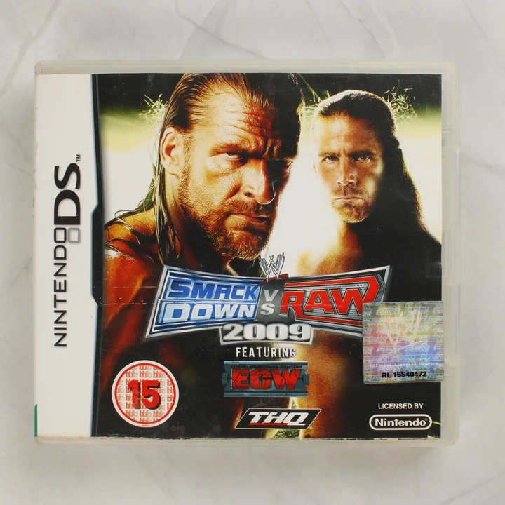 WWE SmackDown vs. Raw 2009 Nintendo DS játék előlapja