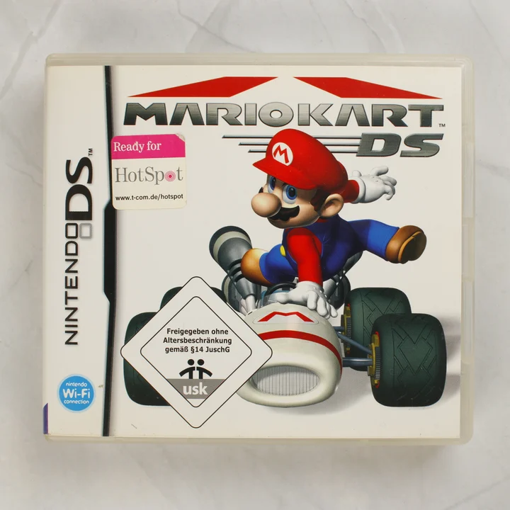 Mario Kart DS videójáték tokjának előlapja