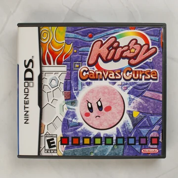 Kirby Canvas Curse Nintendo DS játék tokjának előlapja