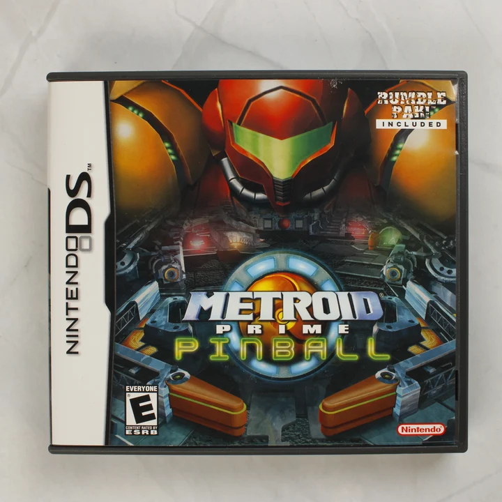 Metroid Prime Pinball Nintendo DS játék tokjának előlapja