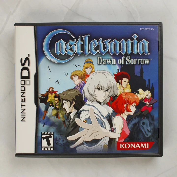 Castlevania: Dawn of Sorrow Nintendo DS játék tokjának előlapja