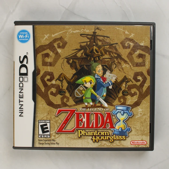 The Legend of Zelda: Phantom Hourglass Nintendo DS játék tokjának előlapja
