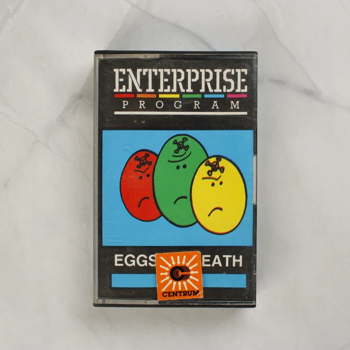 Eggs of Death Enterprise videójáték kazetta tokban
