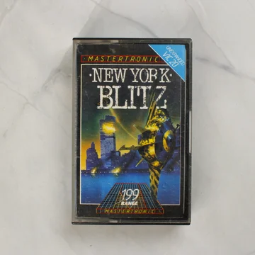 New York Blitz videójáték VIC-20 kazetta tokban elölnézetből