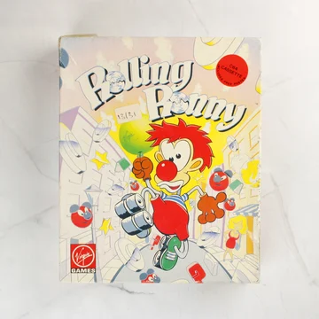 Rolling Ronny Commodore 64 játék doboza