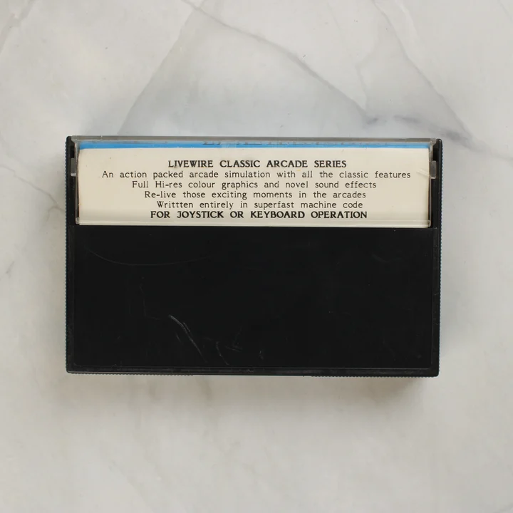 Invaders Commodore VIC-20 videójáték tokja hátulról
